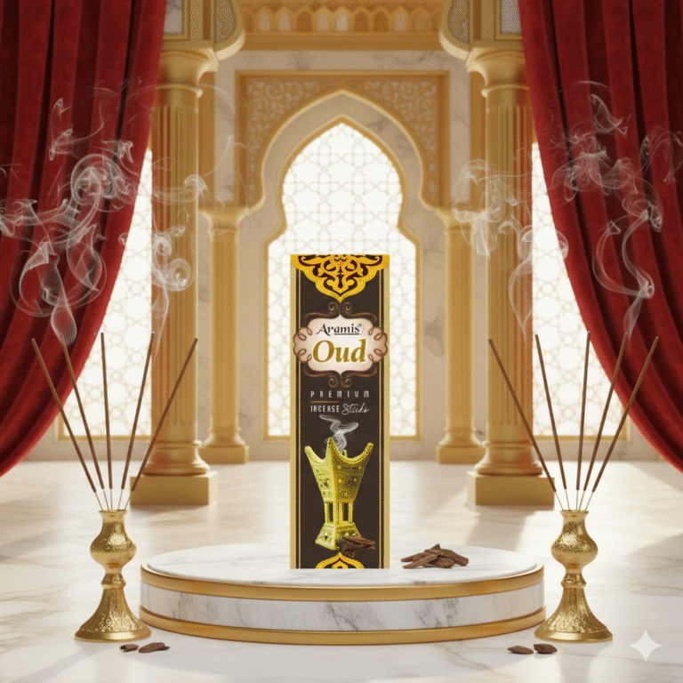 Buy Aramis Oud Agarbatti | Premium Oud Incense Sticks | Arabic Home Fragrance