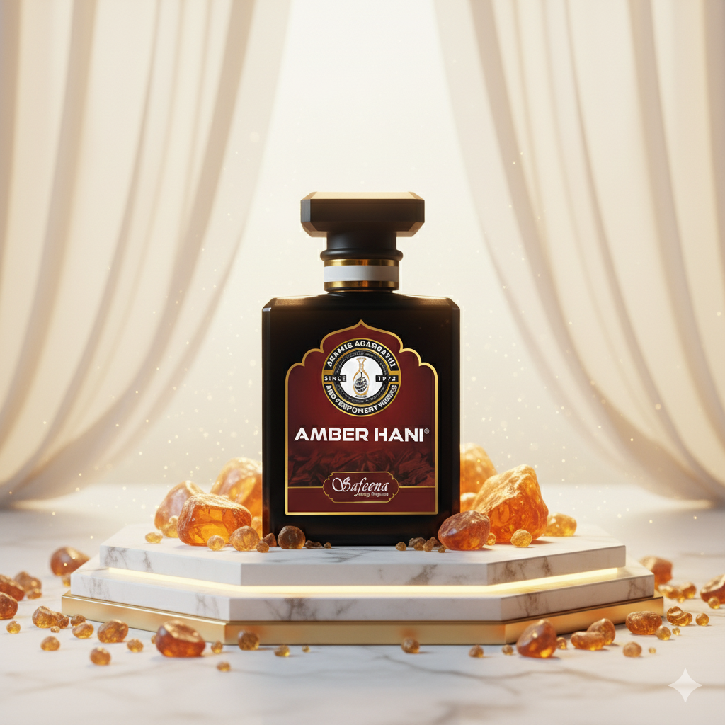 Buy Amber Hani Perfume | Warm Sweet Amber Fragrance | Long Lasting Unisex Perfume