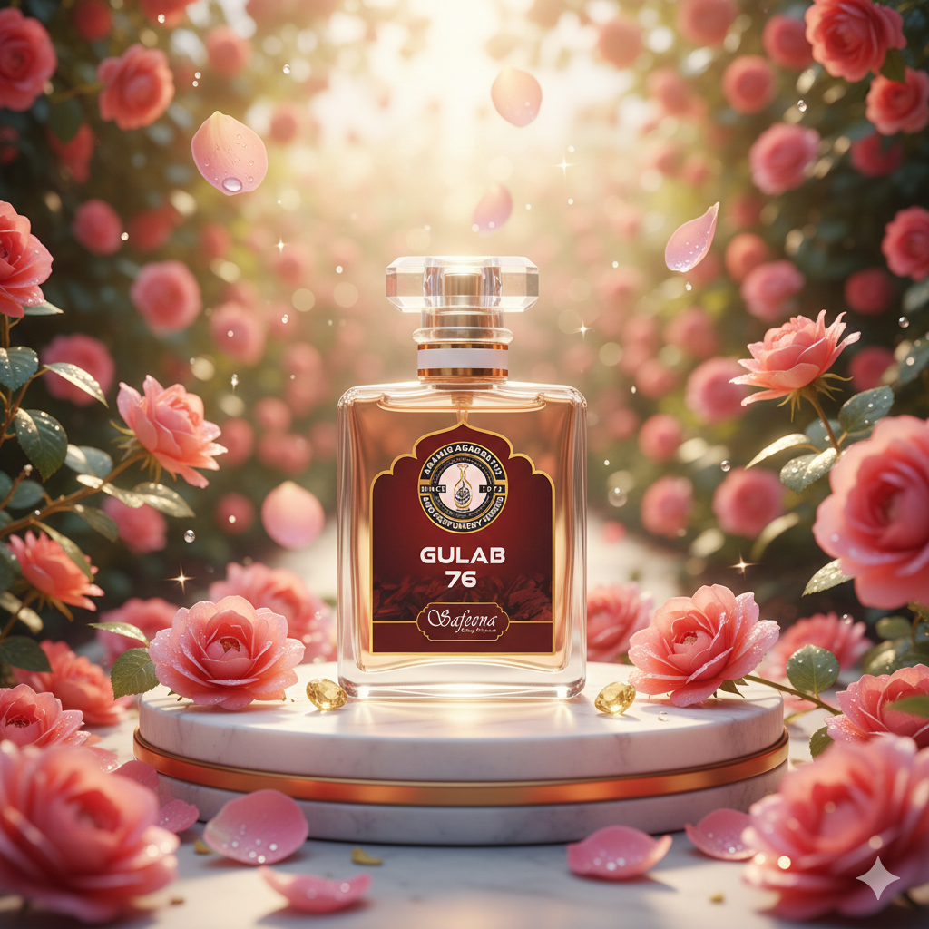 Buy Gulab 76 Perfume | Pure Fresh Rose (Gulab) Fragrance | Long Lasting Unisex Perfume Buy Gulab 76 Perfume | Pure Fresh Rose (Gulab) Fragrance | Long Lasting Unisex Perfume