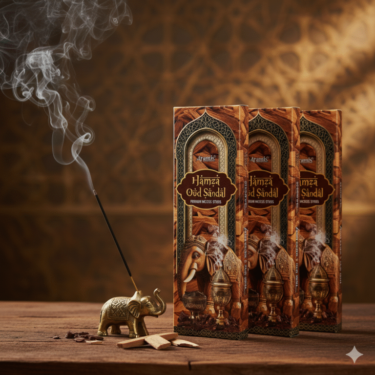 Hamza Oud Sandal Incense Sticks | Premium Oud & Sandalwood Agarbatti | Long Lasting Aroma