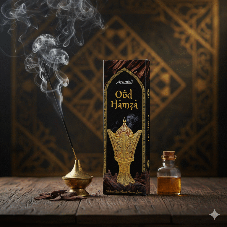Aramis Oud Hamza Incense Sticks | Premium Arabic Oud Agarbatti | Strong Long-Lasting Aroma