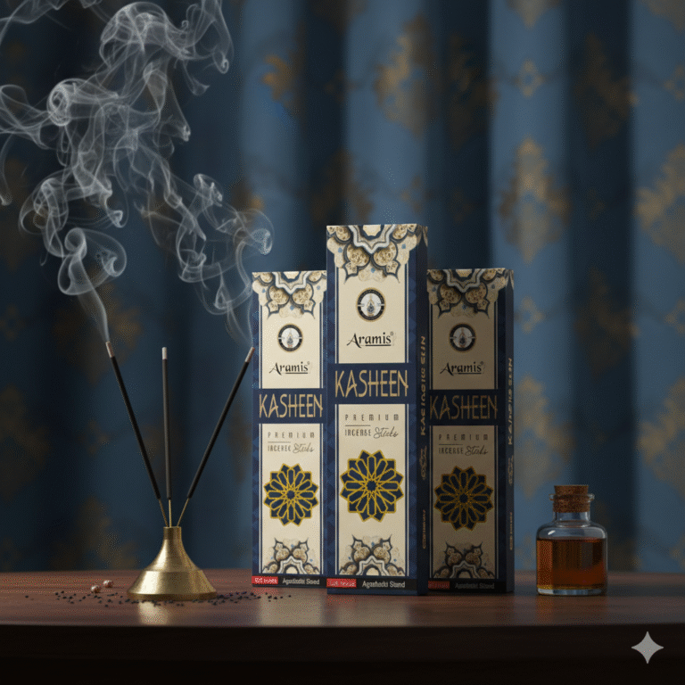 Buy Aramis Kasheen Incense Sticks | Arabic Oud & Musk Agarbatti | Premium Home Fragrance