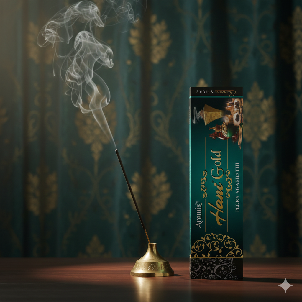 Buy Aramis Hani Gold Flora Agarbathi | Premium Floral Incense | Long Lasting Aroma