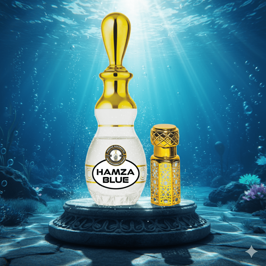 Buy Hamza Blue Perfume | Fresh Aquatic Masculine Fragrance | Long Lasting Men’s Scent