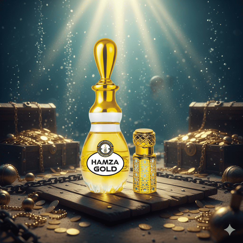 Buy Hamza Gold Perfume | Arabic Oud & Amber Fragrance | Long Lasting Royal Scent