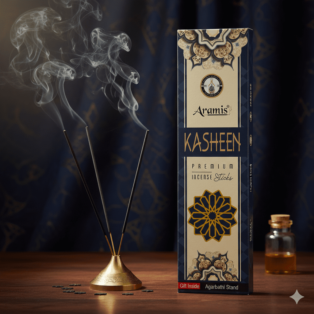 Buy Aramis Kasheen Incense Sticks | Arabic Oud & Musk Agarbatti | Premium Home Fragrance